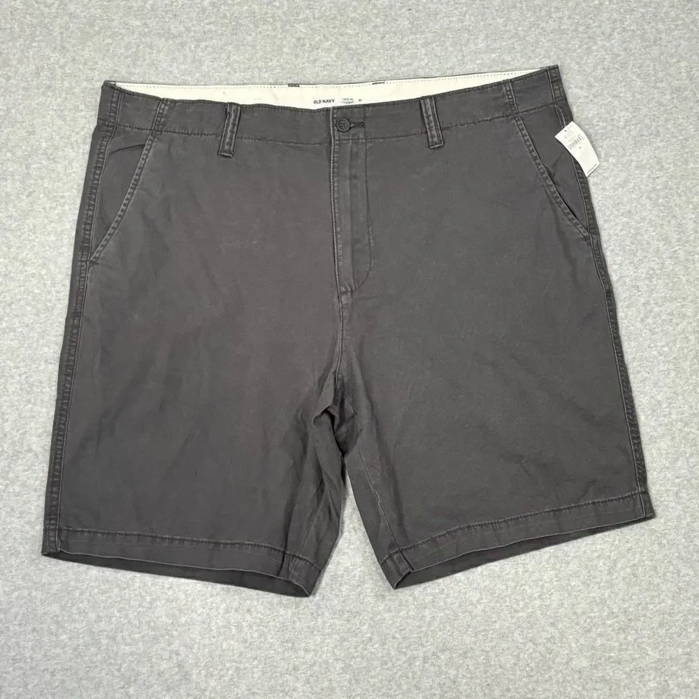 Old Navy Mens Shorts Size 42 Grey NWT Cargo Summer Comftorable Casual Bottom 190